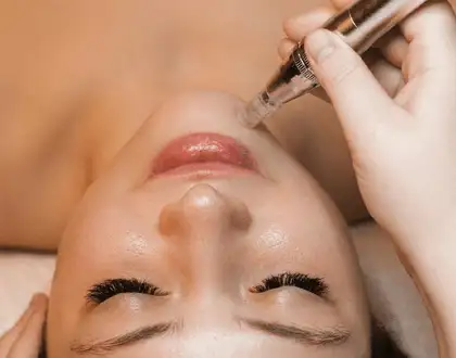 Microneedling facial