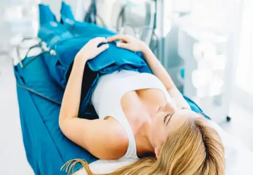 Tratamiento de presoterapia en piernas